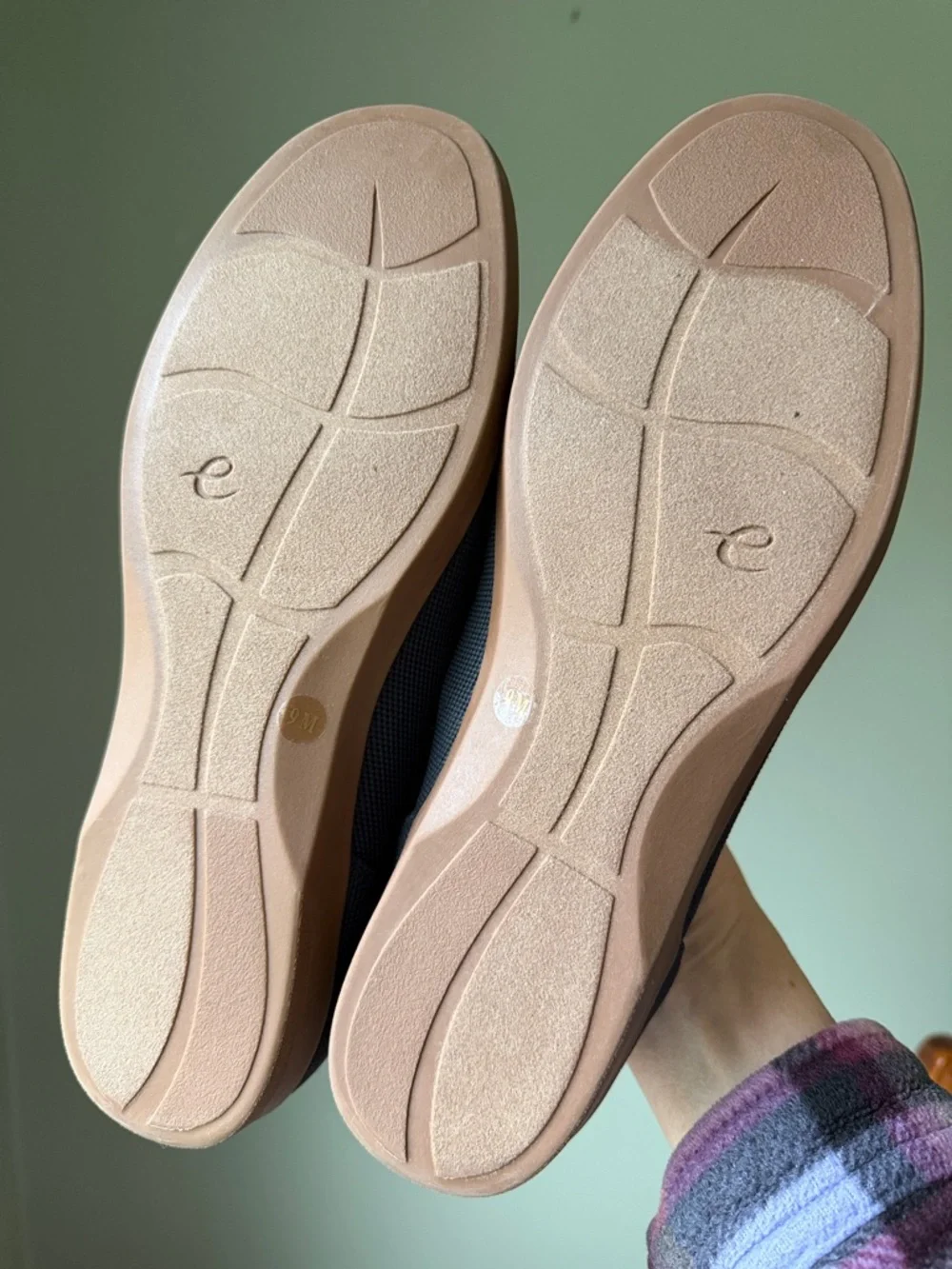 Easy Spirit Devitt women's slip-on loafers Orthotic Friendly Blue EUC